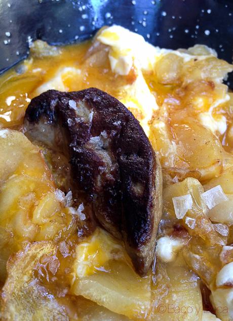 huevos rotos con foie fresco vainilla Alba Granados bacoyboca