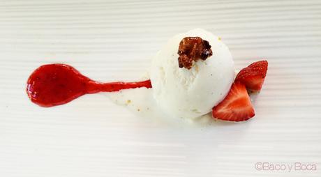 helado de vainilla postre Alba Granados bacoyboca