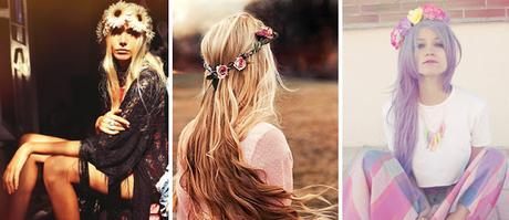 CAER O NO CAER: Coronas de flores