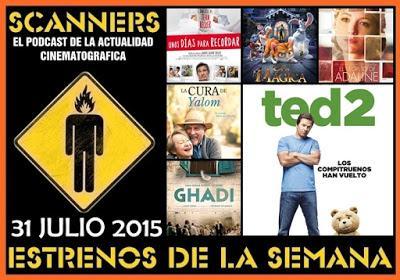 Estrenos de la Semana 31 de Julio de 2015 por el Podcast Scanners