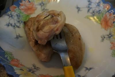 Paella de pollo y mariscos con socarrón