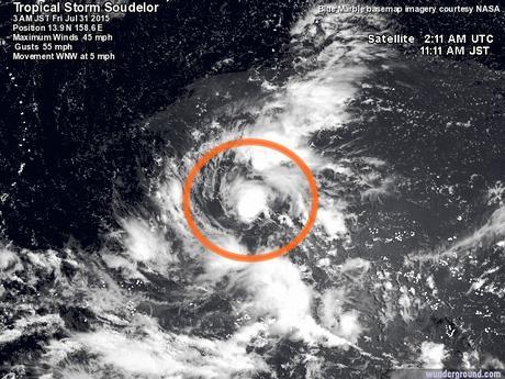 Las islas Marianas(EE.UU) en la mira de la tormenta tropical 