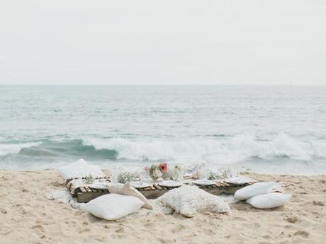 de celebración en la playa