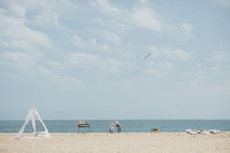 de celebración en la playa