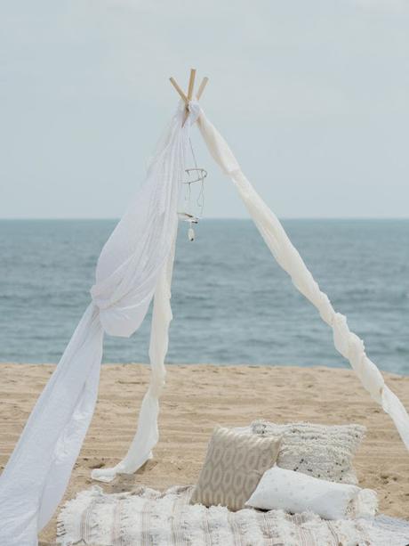 de celebración en la playa