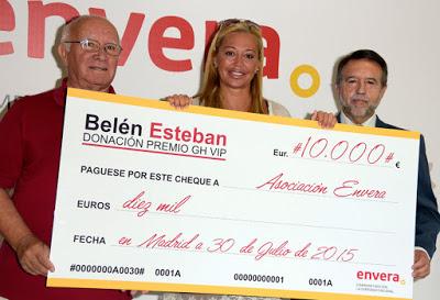 Belén Esteban dona 10.000 euros a 'Envera'
