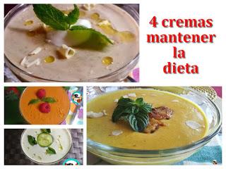4 cremas para dietas