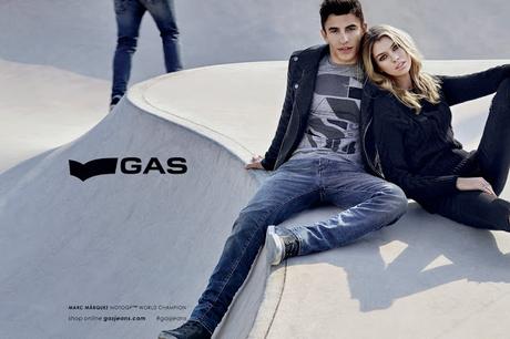 Stella Maxwell y Marc Marquez protagonistas de la nueva campaña de GAS
