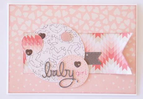 Tarjeta “hello baby girl”