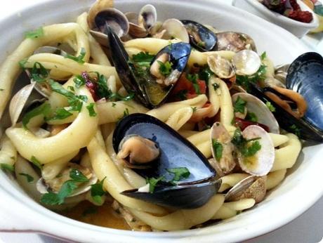 pasta con frutos de mar
