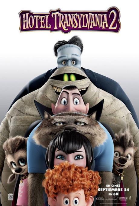 Nuevo afiche y fechas de estreno de Hotel Transylvania 2