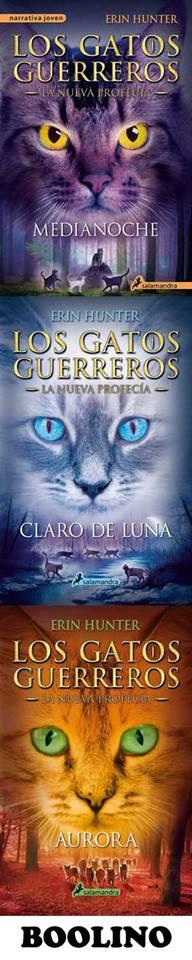 SORTEO, Los gatos Guerreros, la Nueva profecía, Medianoche, claro de luna, aurora, Erin Hunter, libro, reseña, reseña literaria, blog literio, blog solo yo, solo yo, 