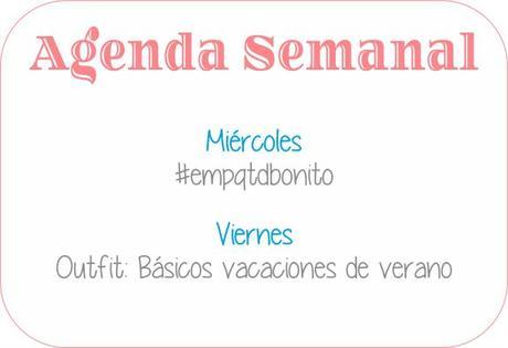 Agenda Semanal 3/08 - 9/08