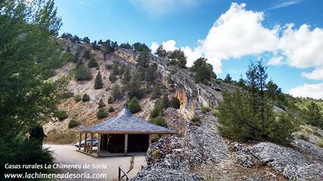 Calatañazor, la Fuentona, el Cañón del Río Lobos y Clunia la fuentona caseta de informacion