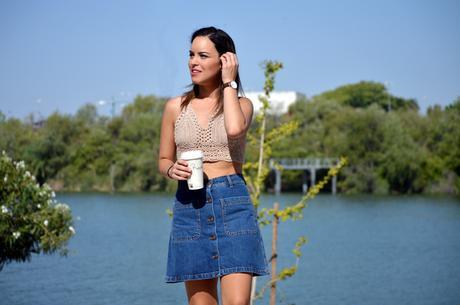 Outfit | Crochet crop top