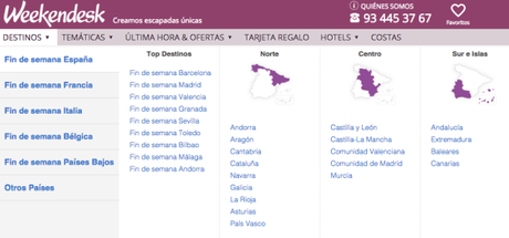 escapadas fines de semana españa weekendesk