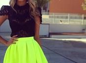estilo imponente: moda neón