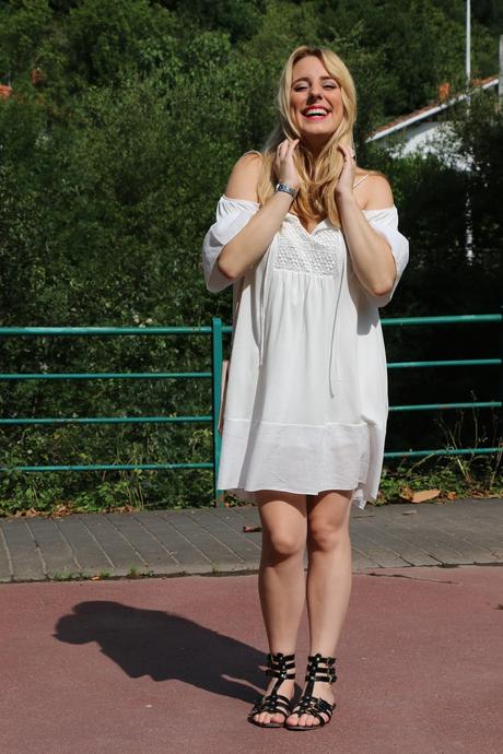 Vestido blanco de verano