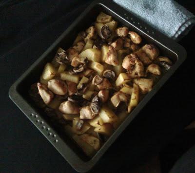 POLLO CON SETAS Y PATATAS - RETO SALADO CRI: BASILICATA