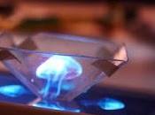 Convierte smartphone emisor hologramas
