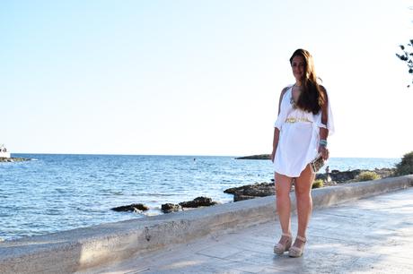 White Boho Dress