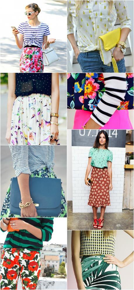 Mix match prints for summer 2015