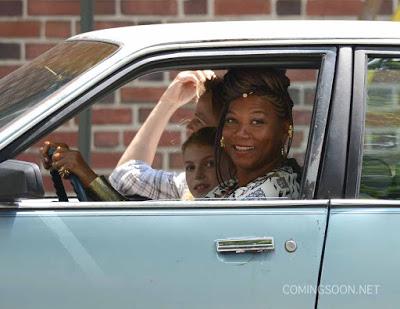 PRIMERAS IMÁGENES DE QUEEN LATIFAH Y JENNIFER GARNER EN EL SET DE MIRACLES FROM HEAVEN