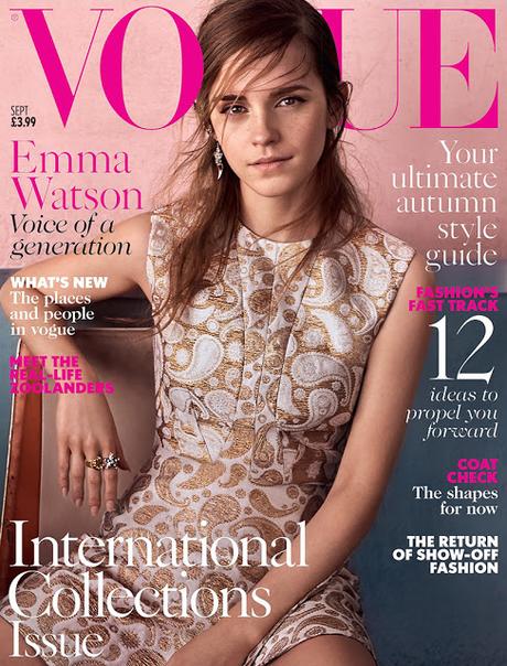 Emma Watson aterriza en su segunda portada de Vogue Reino Unido