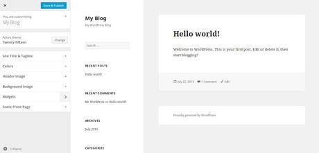 Como cambiar la apariencia de tu sitio WordPress Como cambiar la apariencia de tu sitio WordPress