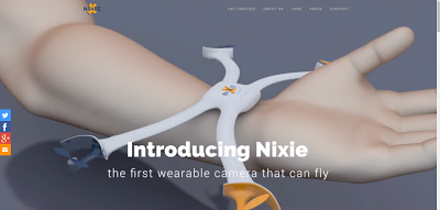 Nixie, un dron en tu muñeca