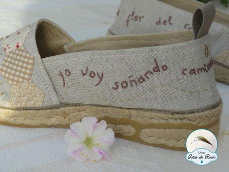 Yo voy bordando caminos.