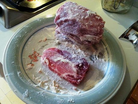 Recetas para filetes de lomo – Filetes de lomo rebozados – Polpa di suino infarinata al limone cintalomorebozada1