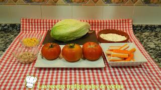 Cómo hacer tomates rellenos de ensalada