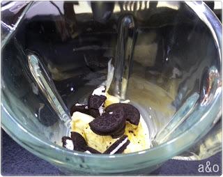 Batido helado de Oreo