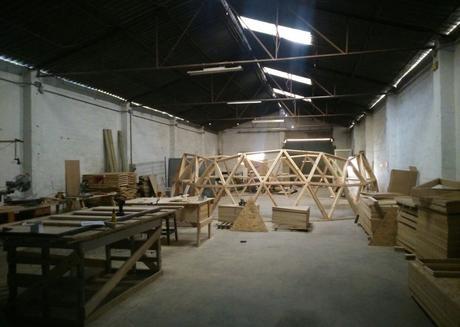 Fabricación taller cúpula geodésica IMG-20150710-WA0002