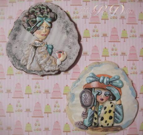 GALLETAS CHICAS VINTAGE, ILUSTRACIONES DE NINA DE SAN