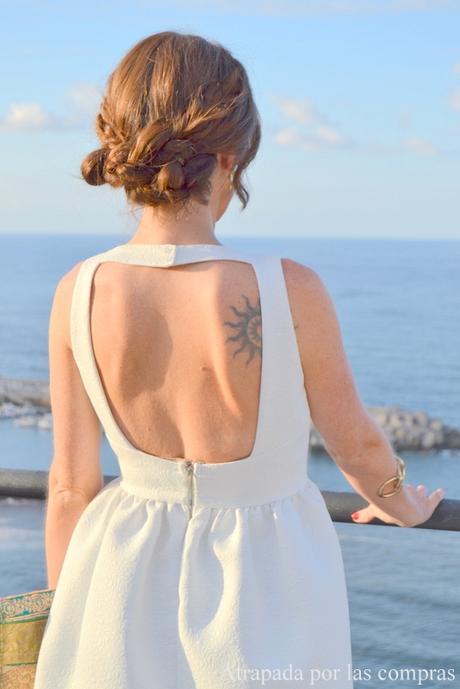 LOOK ROMÁNTICO CON VESTIDO BLANCO