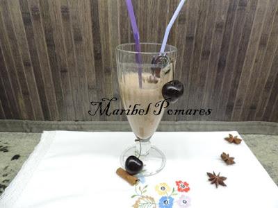 Smoothie de cerezas.