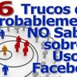 6 Trucos que no Conocías de Facebook