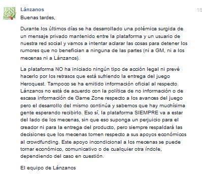 A vueltas con Lanzanos y con HQ 25 A vueltas con Lanzanos y con HQ 25