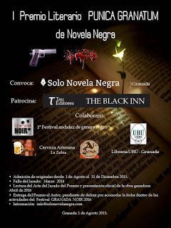 I Certamen Literario “PUNICA GRANATUM” de Novela Negra Corta