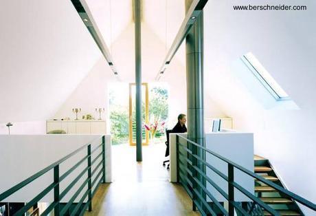 Casa moderna de suburbio en Alemania.