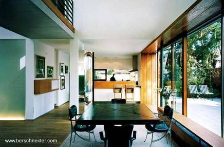 Casa moderna de suburbio en Alemania.