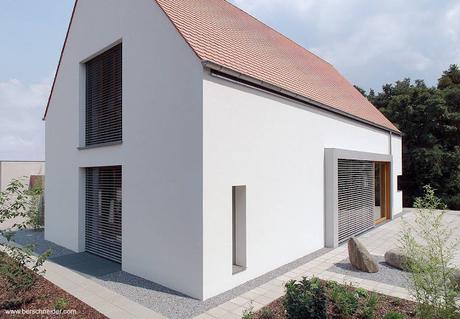 Casa moderna de suburbio en Alemania.