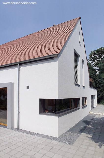 Casa moderna de suburbio en Alemania.