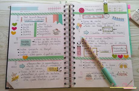 Decoración de mi agenda Mr. Wonderful