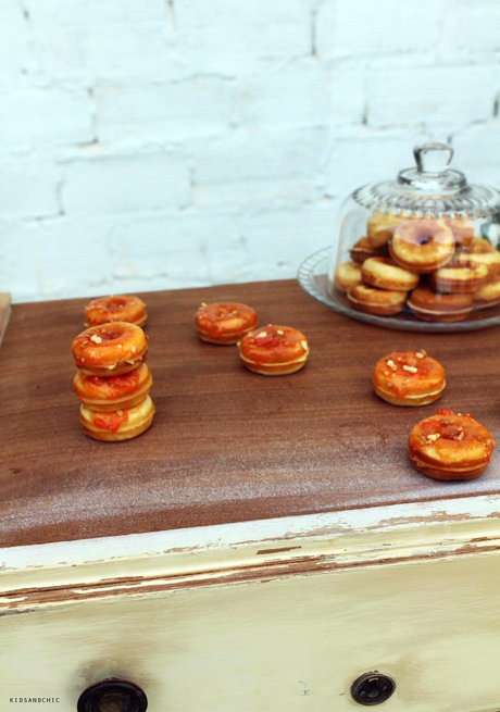 Mini donuts de zanahorias