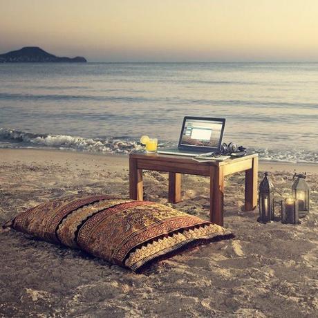 Combatir el calor….siempre con estilo y Fujitsu Ordenador por la noche