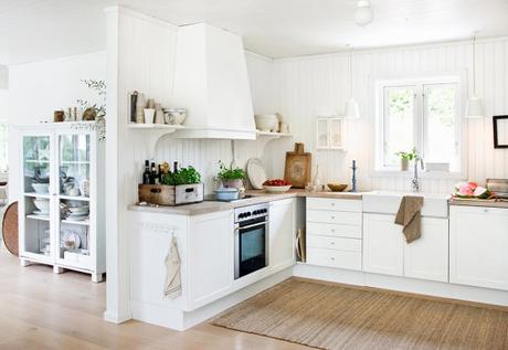 estilo nórdico escandinavo estilo campestre nórdico (nordic country) El estilo coastal cottage decoración tonos naturales decoración en blanco Casa de madera casa de la playa cabaña estilo nórdico 