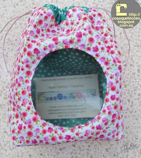 Bolsa con ventana transparente